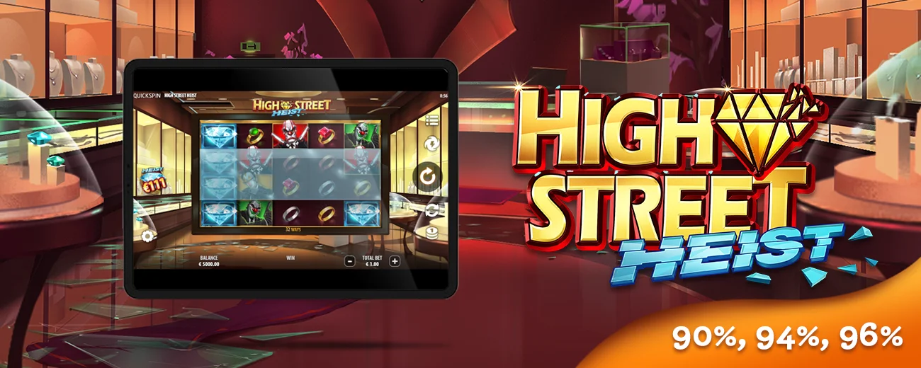 💎 High Street Heist – Aksi Perampokan Bergaya di Dunia Slot Playtech